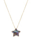 ABALONE STAR CHARM PENDANT NECKLACE