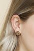 12MM CUSHION CUT POST EARRINGS