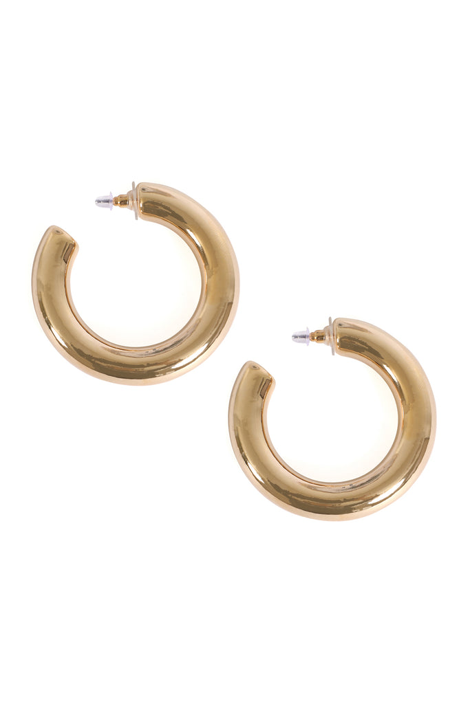 CHUNKY BUBBLE HOOP EARRING