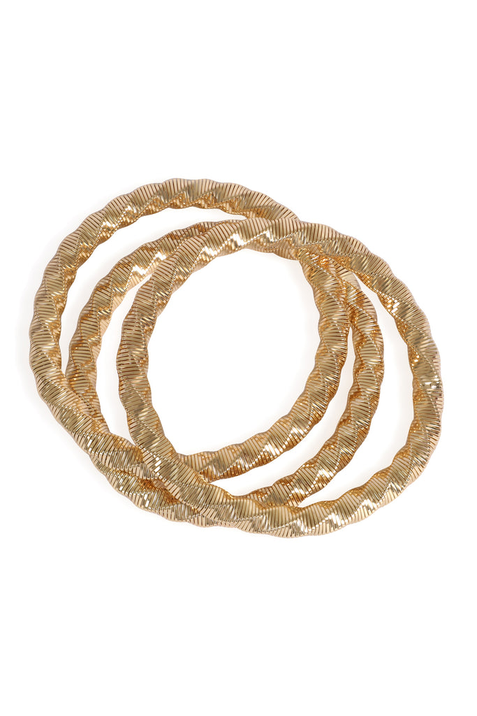 3 ROWS TWISTED OMEGA BRACELET