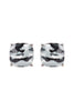 AE0088 - GLASS CUSHION POST EARRINGS