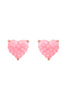 HEART CUSHION STUD EARRINGS