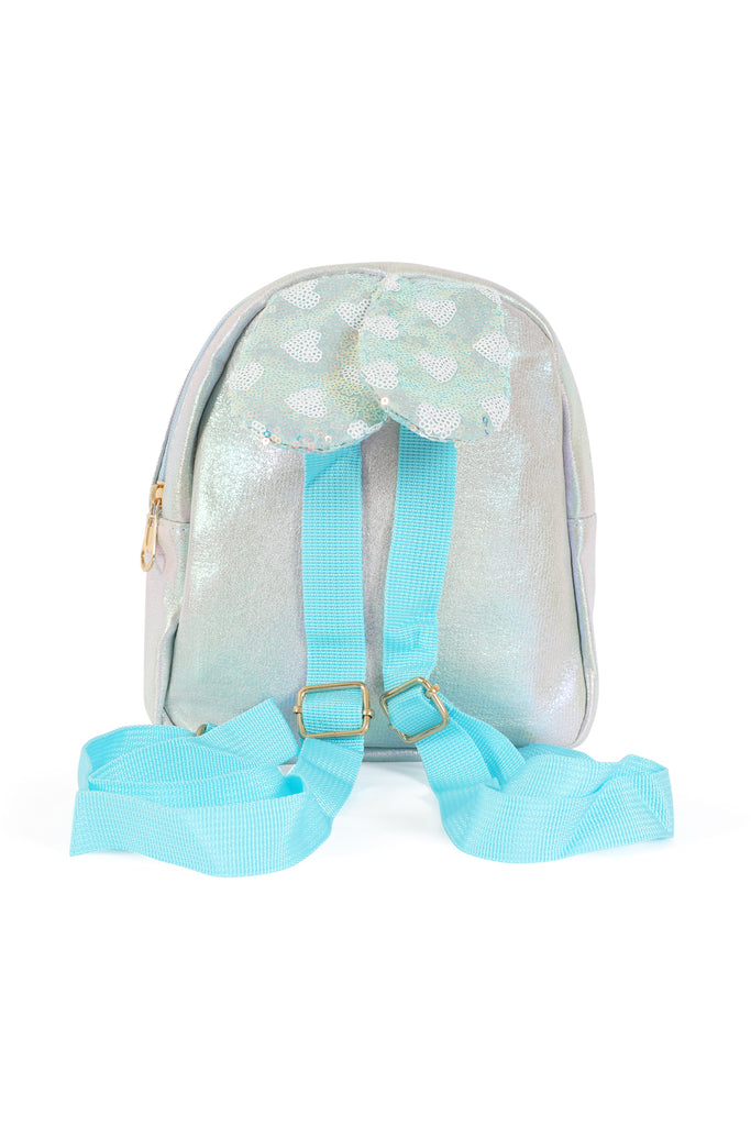 CUTE BUNNY EARS GLITTER KIDS BACKPACK