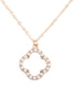 PEARL CLOVER PENDANT NECKLACE