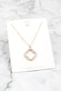 PEARL CLOVER PENDANT NECKLACE