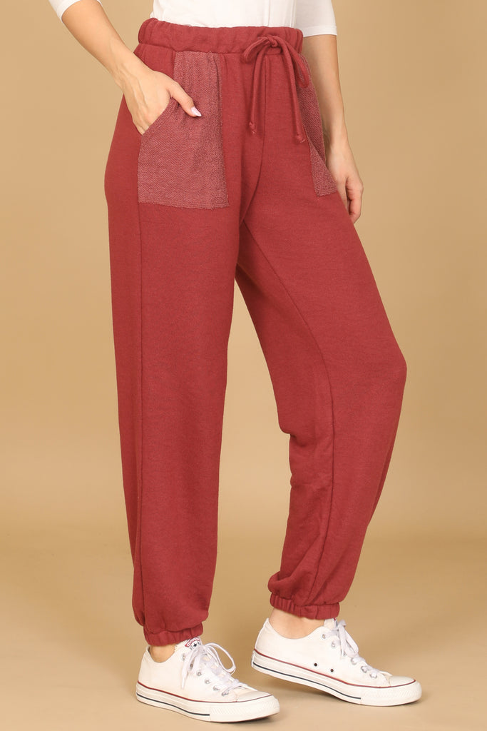 WAIST TIE JOGGER PANTS