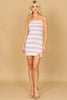 MULTI KNIT TUBE STRIPE DRESS