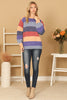 COLOR BLOCK KNITTED SWEATER