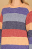 COLOR BLOCK KNITTED SWEATER