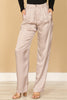 SATINY STRAIGHT PANTS