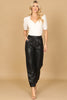 LEATHER JOGGER PANTS