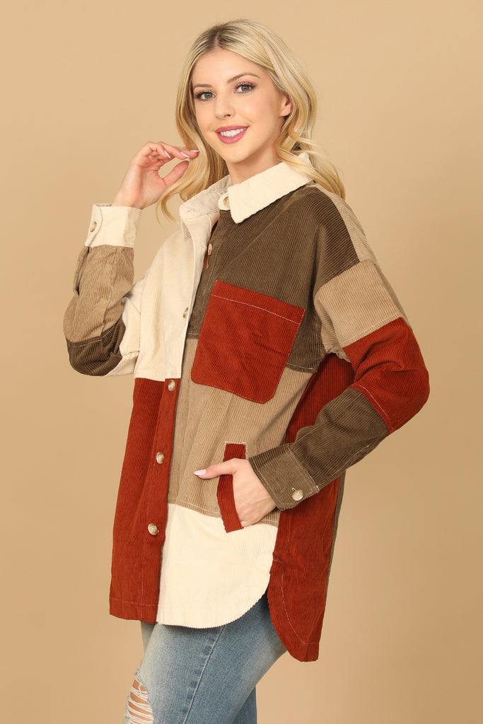 COLOR BLOCK JACKET