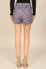 ELASTIC WAIST FLORAL SHORT