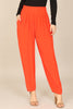 PLEATED SIDE POCKET ANKLE TROUSER PANTS