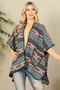 AZTEC PATTERN WITH POCKET KIMONO