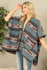 AZTEC PATTERN WITH POCKET KIMONO