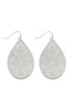 E1094 - FILIGREE TEARDROP HOOK EARRINGS