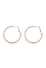 ZIGZAG GLASS BEADS HOOP EARRINGS ASSORTED SET