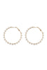 ZIGZAG GLASS BEADS HOOP EARRINGS ASSORTED SET