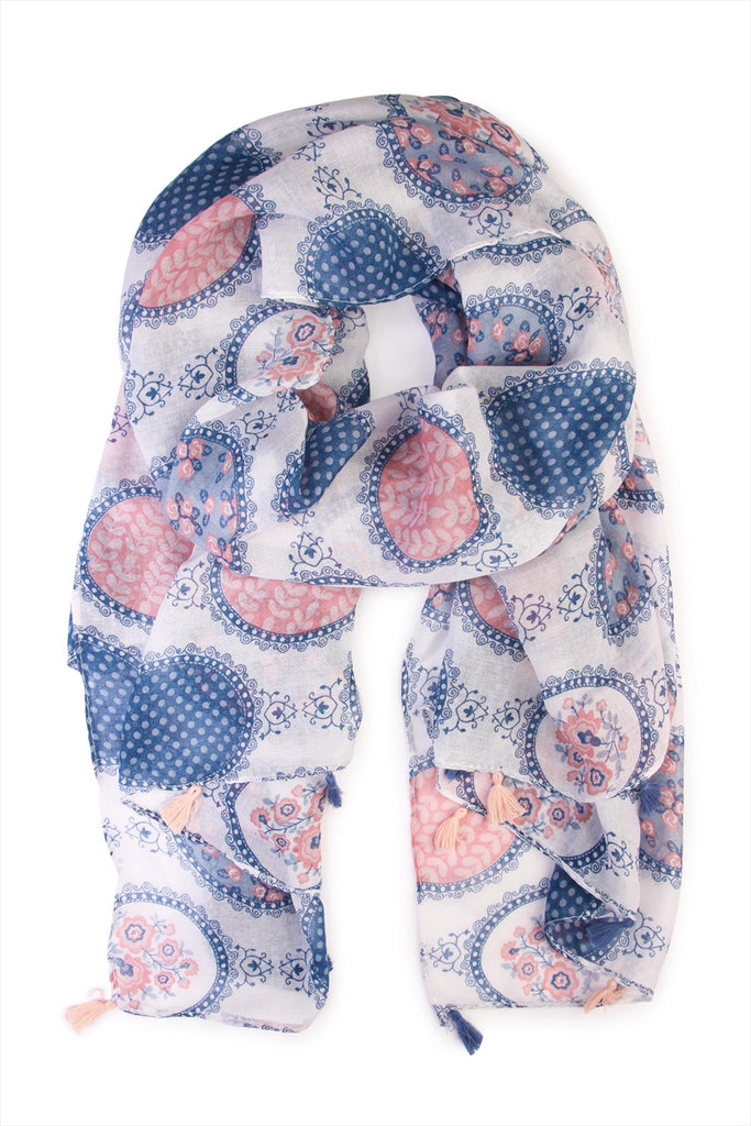 MULTIPRINTED OBLONG SCARF