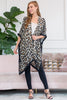 LEOPARD OPEN FRONT KIMONO