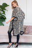 LEOPARD OPEN FRONT KIMONO