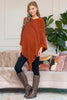 ASYMMETRIC FRINGE PONCHO