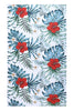 TROPICAL FLOWER PRINT TOWEL