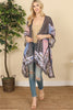 HDF3368 - BOHEMIAN OPEN FRONT TASSEL KIMONO