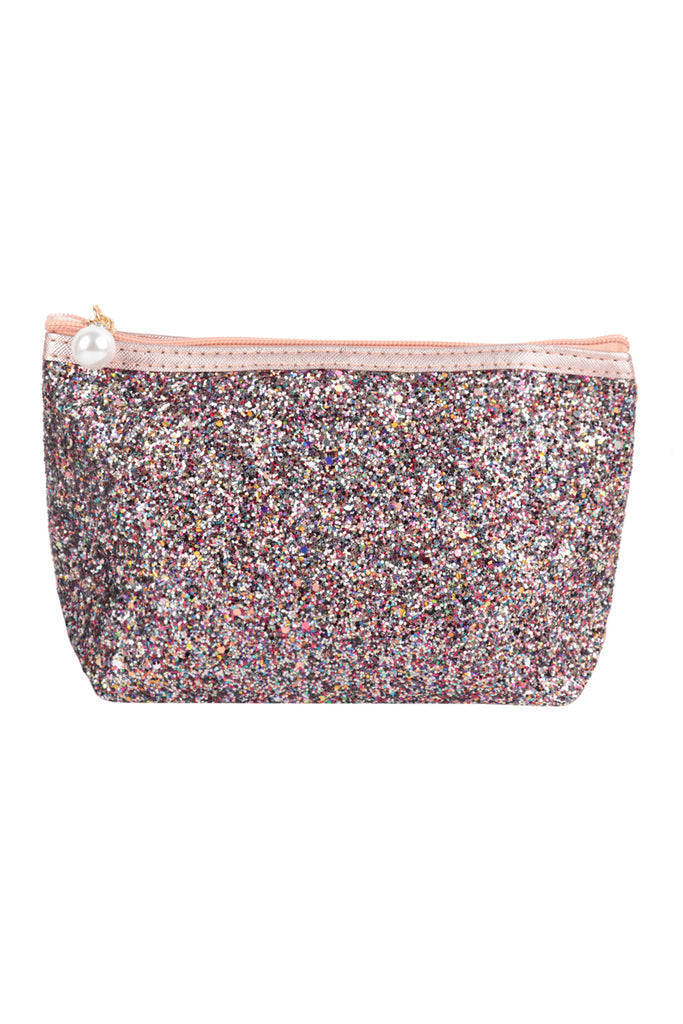 GLITTER COSMETIC POUCH BAG