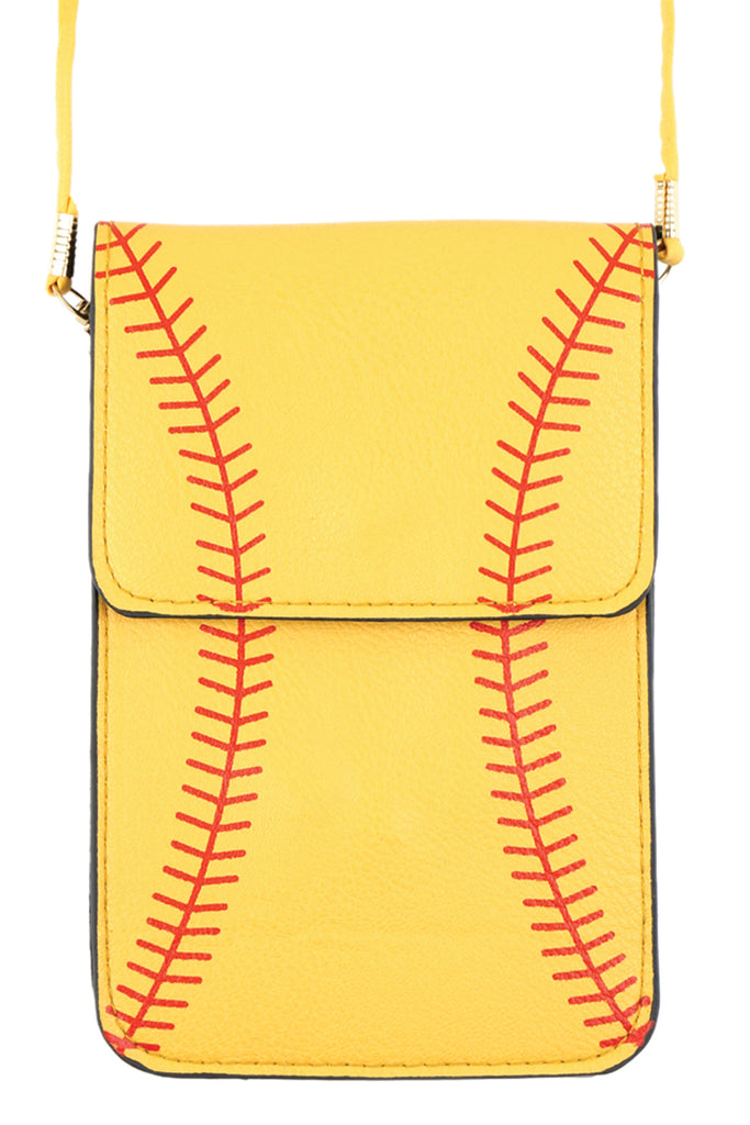 SPORTS GAMEDAY CELLPHONE TRANSPARENT CROSSBODY BAG