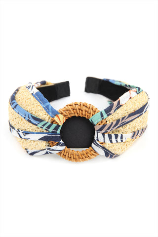 BOW KNOT PRINT HEADBAND