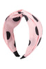 POLKA DOT PRINT TWISTED HEADBAND HAIR ACCESSORIES