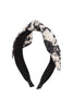 BOW TIE DYE ACCENT FASHION HEAD BAND HEAD ACCESSORIES