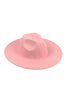 FELT FEDORA FASHION BRIM HAT