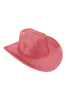 GLITTER SOLID COLOR FEDORA HAT