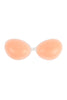 ADHESIVE SILICONE REUSABLE STRAPLESS NU BRA WITH NIPPLE TAPE