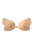 BRA CLOTH INVISIBLE WING SHAPE STRAPLESS DOUBLE PUSH UP NU BRA WITH NIPPLE COVER TAPE