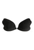 BRA CLOTH INVISIBLE WING SHAPE STRAPLESS DOUBLE PUSH UP NU BRA WITH NIPPLE COVER TAPE