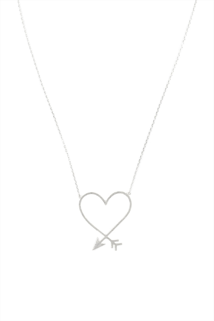 HEART ARROW PENDANT NECKLACE