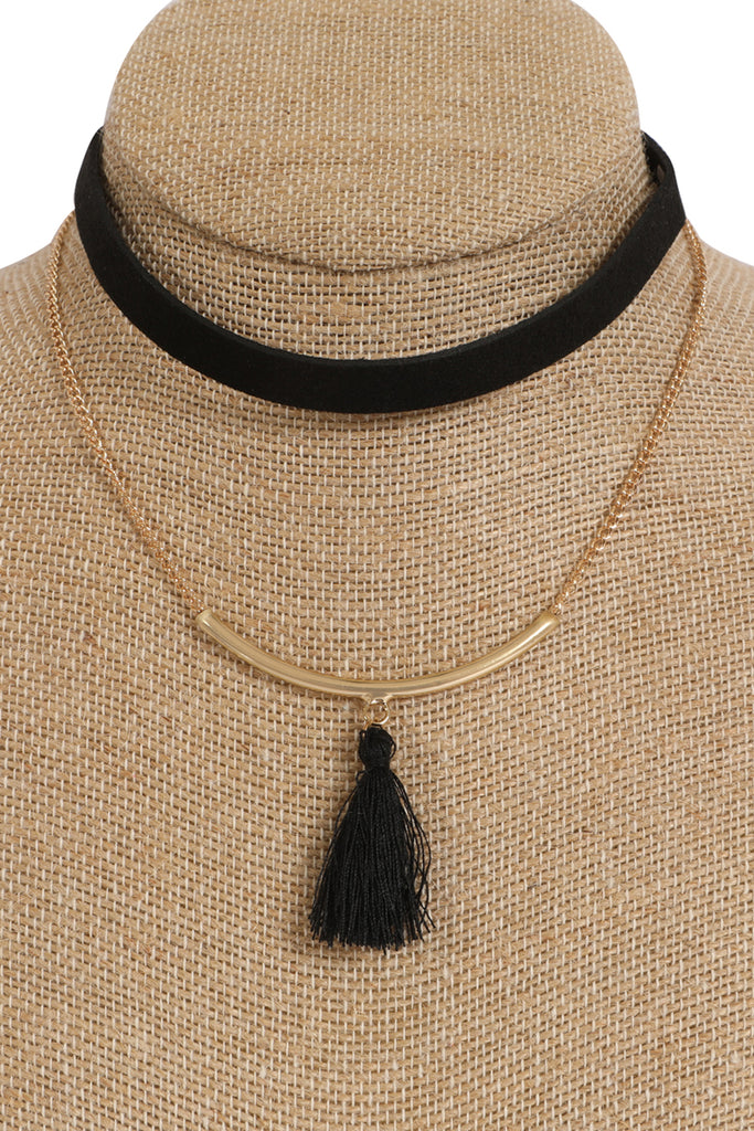 BOHEMIAN LAYERED CHOKER NECKLACE