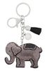 ELEPHANT RHINESTONE TASSEL KEYCHAIN