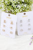 LEA700 - 3 PAIR SET BEE EARRINGS