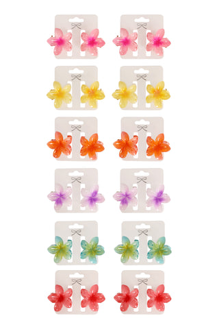 CRISS CROSS CUT OUT PATTERN PLASTIC HAIR CLIP HAIR ACCESSORIES