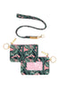 TROPICAL LEAVES ID WALLET & DETACHABLE LANYARD