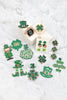 ST. PATRICK'S MONEY POT GLITTER EPOXY EARRINGS