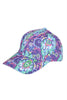 FLORAL PAISLEY, BASEBALL CAP