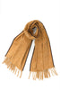 TEXTURED SOLID FRINGE SCARF