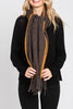 TEXTURED SOLID FRINGE SCARF