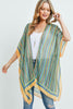 MULTI COLOR STRIPE KIMONO